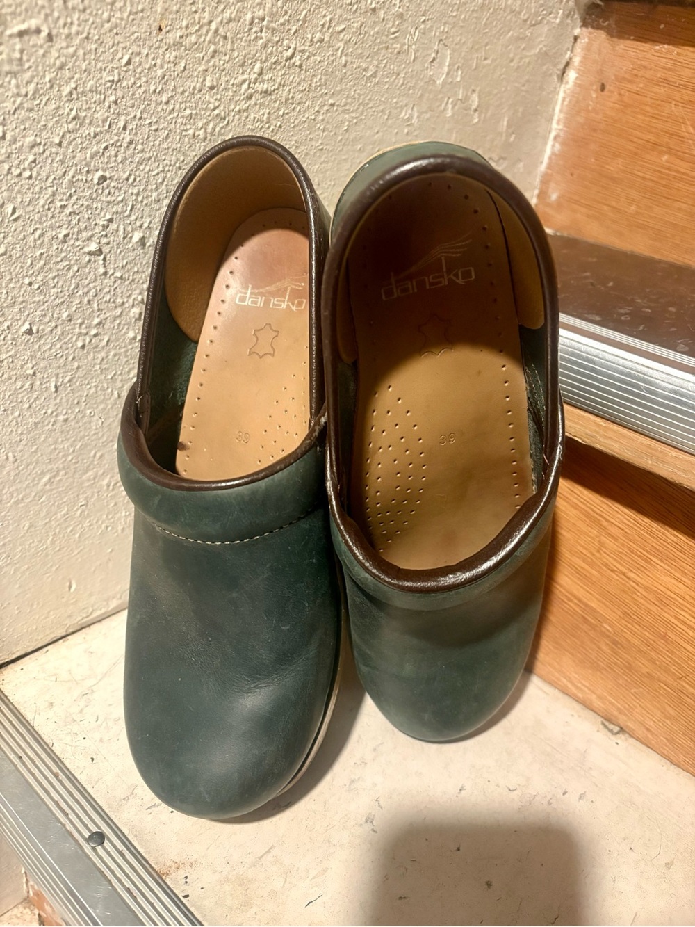 Dansko W39 Professional Oiled Leather, dark green Sz 8.5-9 - Picture 4 of 8